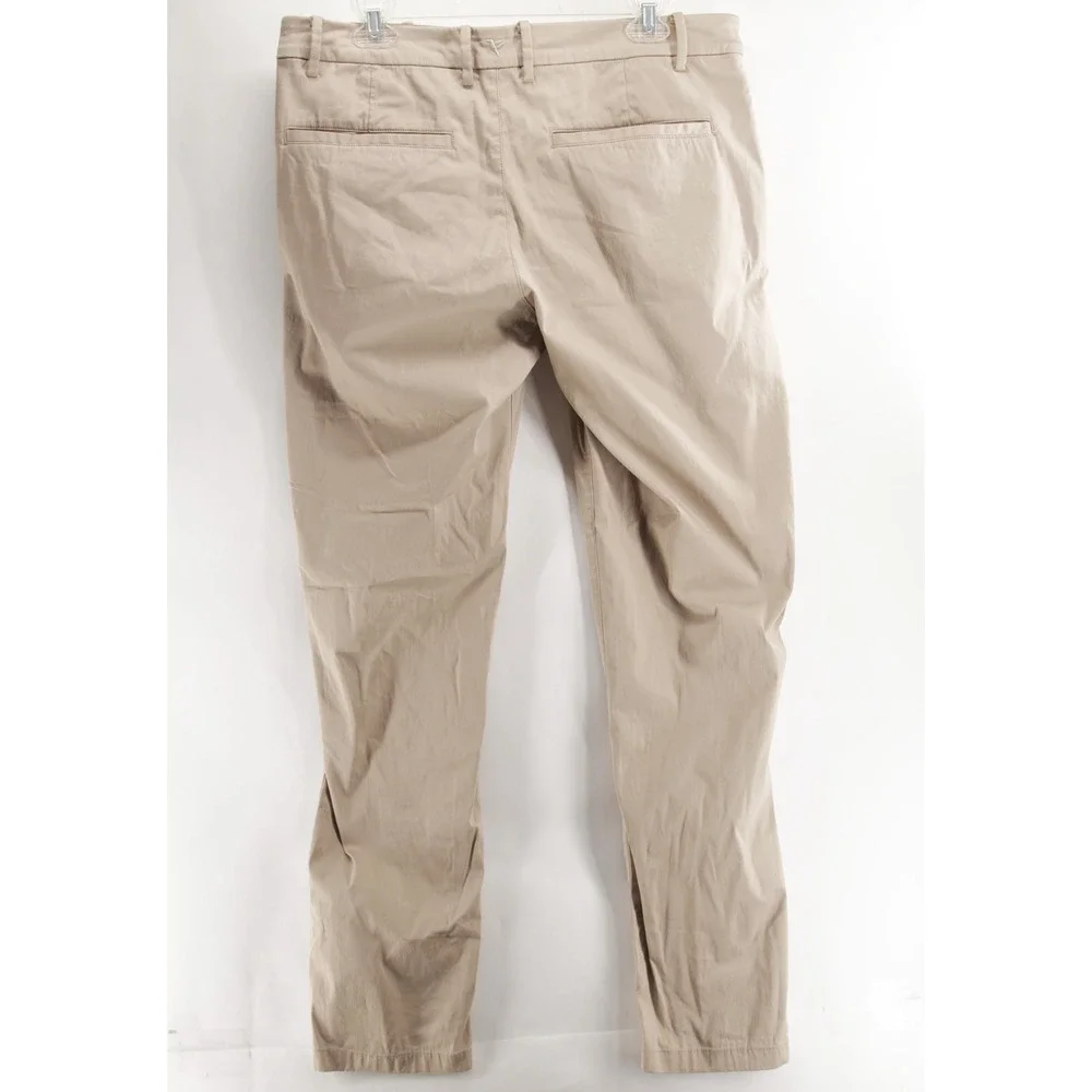 Bird Dogs Men's 36x32 Beige Solid Performance Pants Chinos Stretch Lined